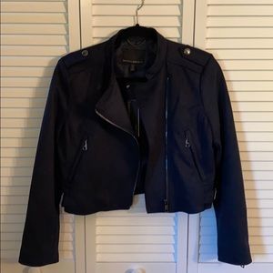Banana Republic Vegan Suede Crop Jacket